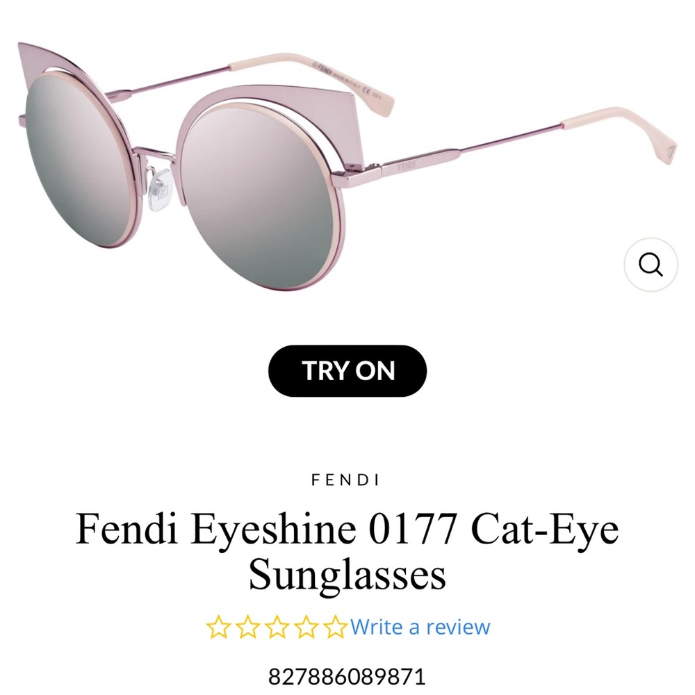 Authentic Fendi cat eye sunglasses brand new